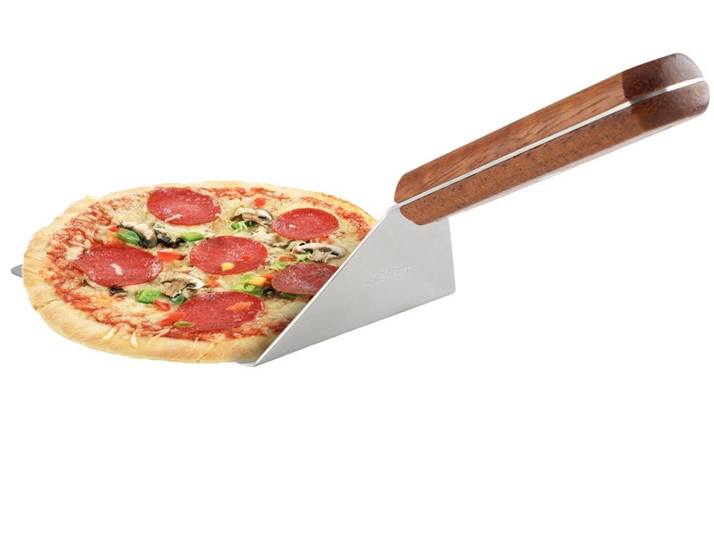 Homi styles 8â€ Extra-Large Sturdy Stainless Steel Spatula Hamburger Turner with Strong Wooden Handle â€“ Professional Commercial Food Flipper Scraper for Grilling Cooking, Baking for Your Flat Top Restaurants - Image 3